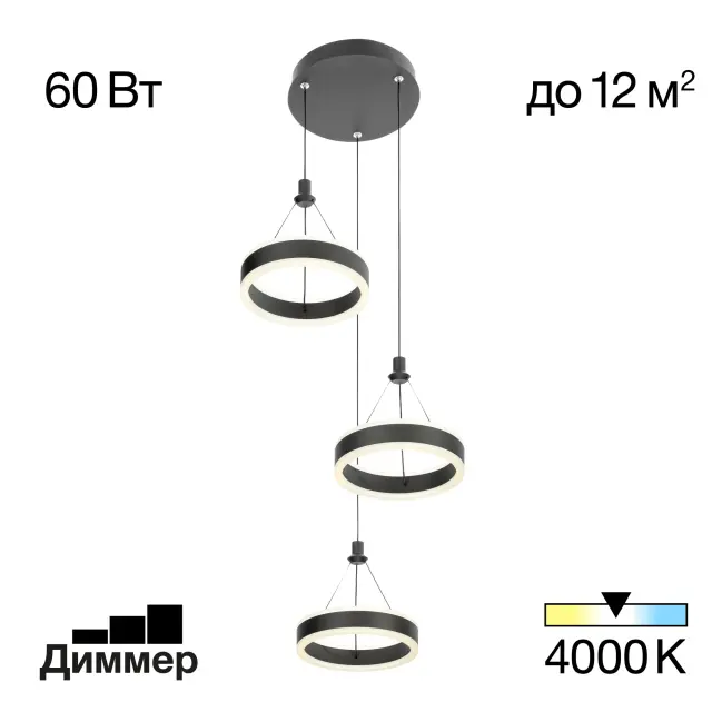 Светильник Citilux CL719031 ДУЭТ — черный