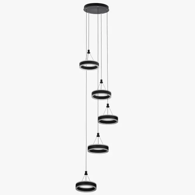 Светильник Citilux CL719051 ДУЭТ — черный, ракурс 3