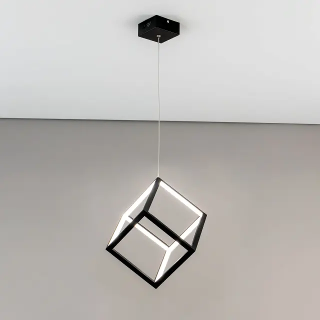 Светильник Citilux CL719201 CUBE — черный, ракурс 3