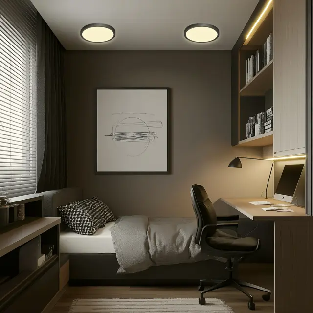 Светильник Citilux CL738181V БЕЙСИК — черный, ракурс 7