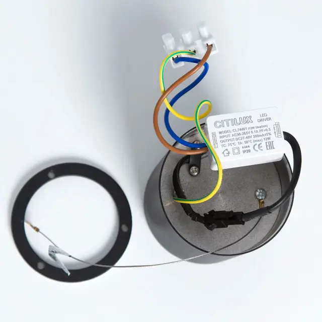 Точечный светильник Citilux CL7440110 СТАРК — черный, ракурс 7
