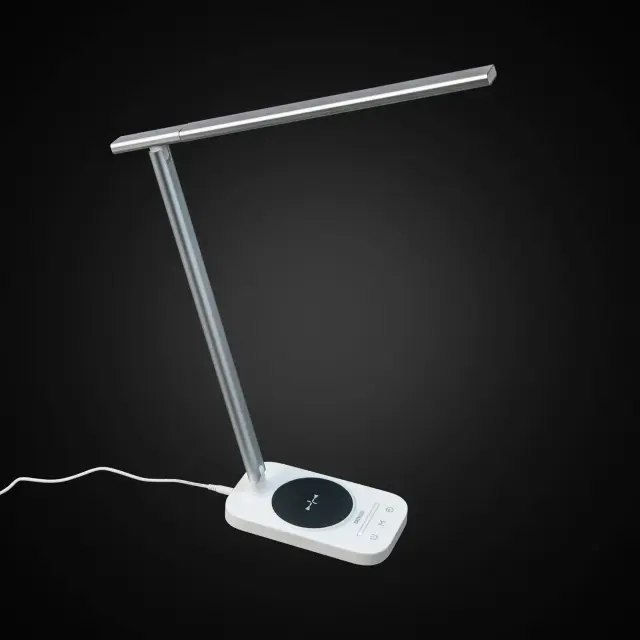 Настольная лампа Citilux CL803051 НЬЮТОН — серебряный, ракурс 3