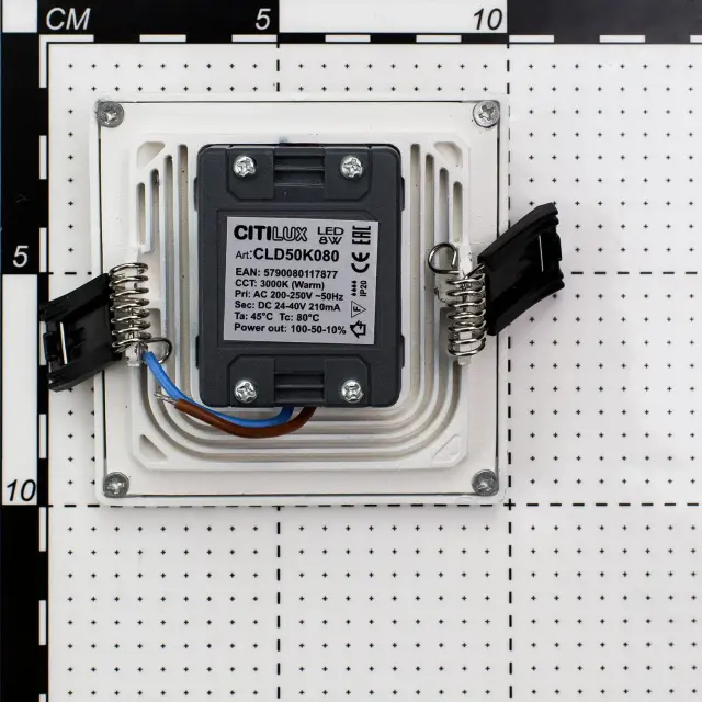 Точечный светильник Citilux CLD50K080N ОМЕГА — белый, ракурс 5