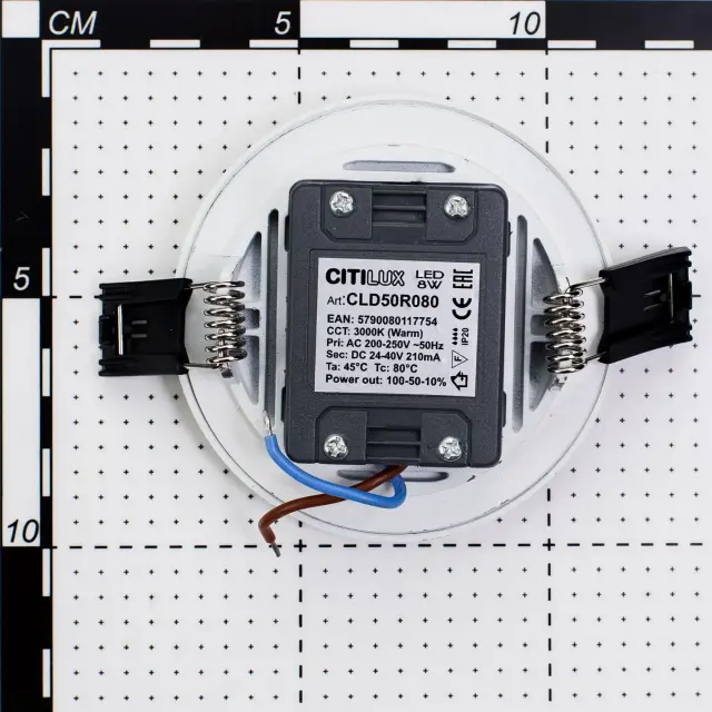 Точечный светильник Citilux CLD50R080 ОМЕГА — белый, ракурс 7