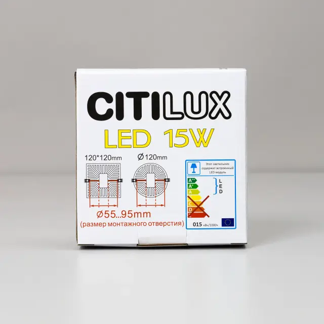Точечный светильник Citilux CLD53K15W ВЕГА — белый, ракурс 12