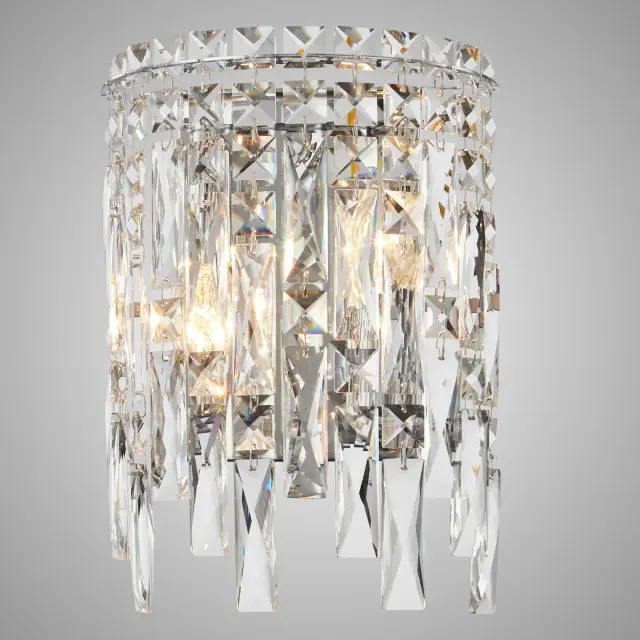 Бра Crystal Lux ABRIL AP2 — хром, ракурс 2