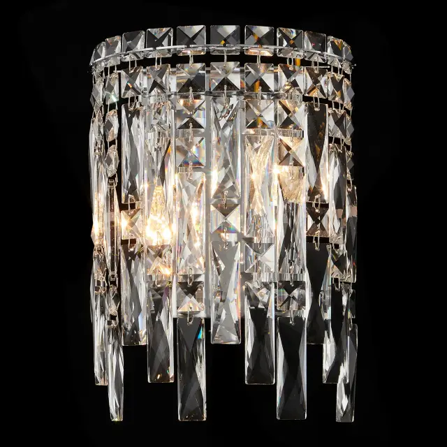 Бра Crystal Lux ABRIL AP2 — хром, ракурс 3