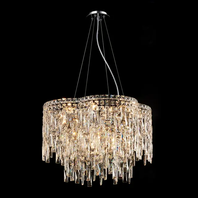 Люстра Crystal Lux ABRIL SP12 — хром, ракурс 4