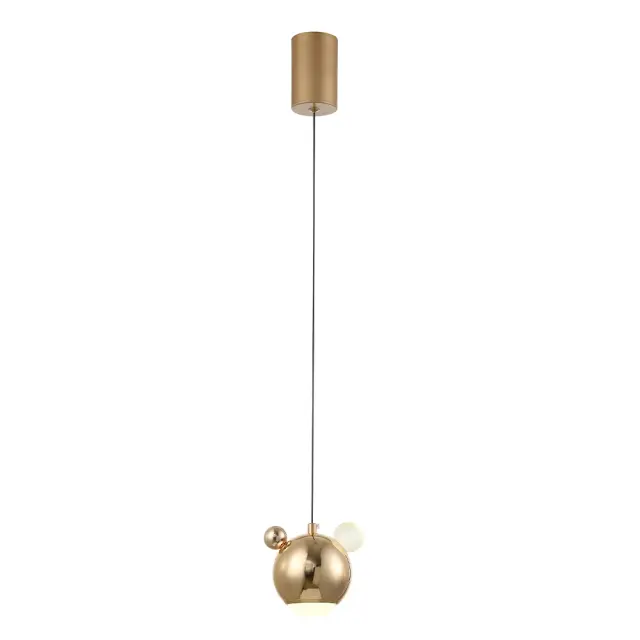 Светильник Crystal Lux AMIGO SP LED GOLD — золотой, ракурс 2