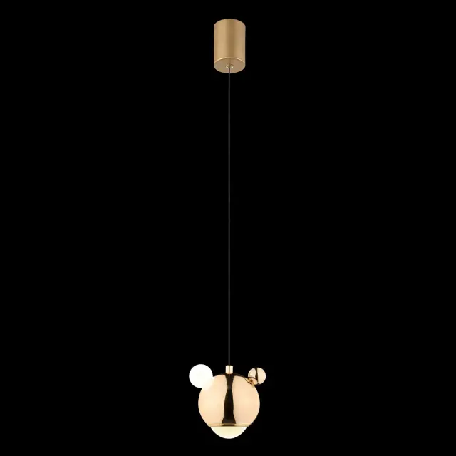 Светильник Crystal Lux AMIGO SP LED GOLD — золотой, ракурс 3