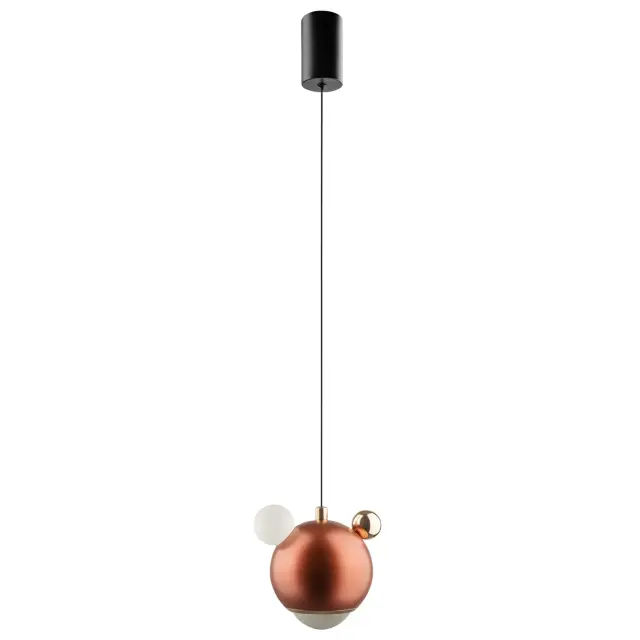 Светильник Crystal Lux AMIGO SP LED RED — черный