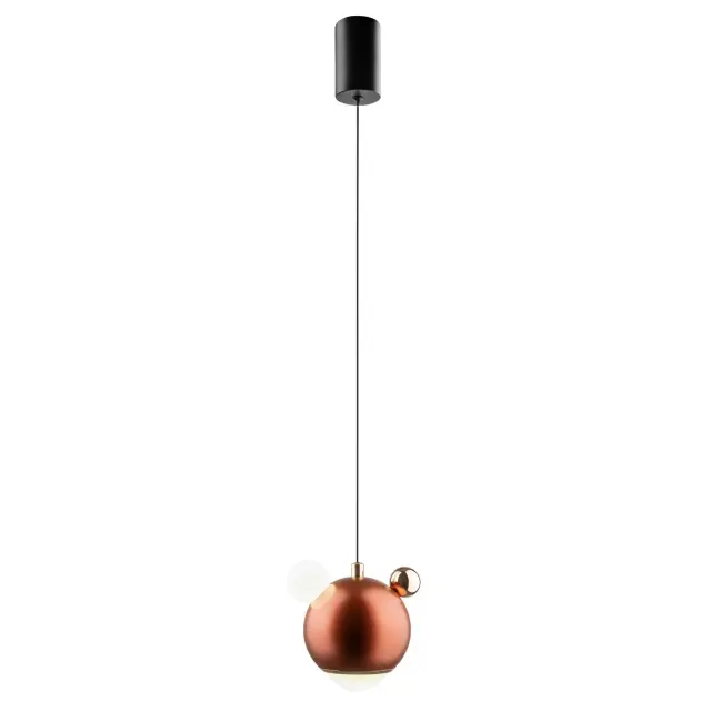 Светильник Crystal Lux AMIGO SP LED RED — черный, ракурс 2
