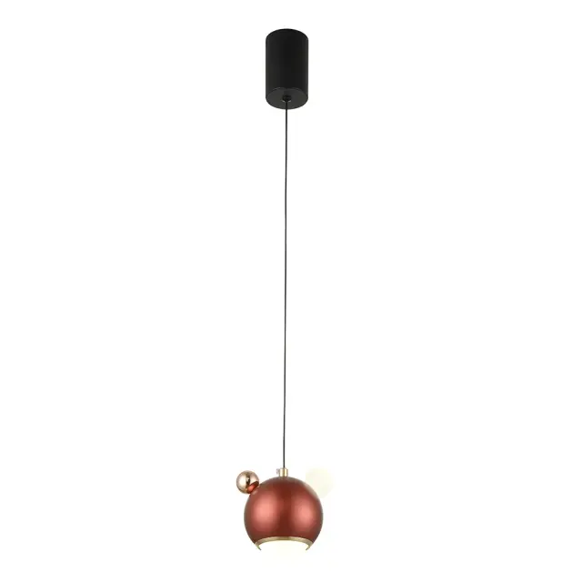 Светильник Crystal Lux AMIGO SP LED RED — черный, ракурс 3