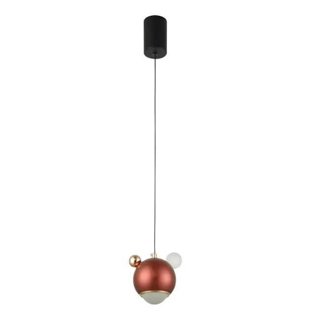 Светильник Crystal Lux AMIGO SP LED RED — черный, ракурс 4