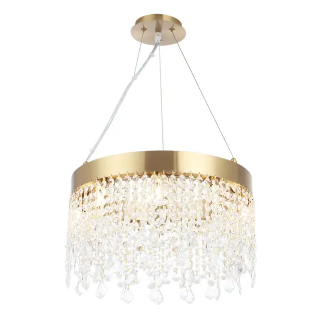 Люстра Crystal Lux AQUA SP9 — латунь