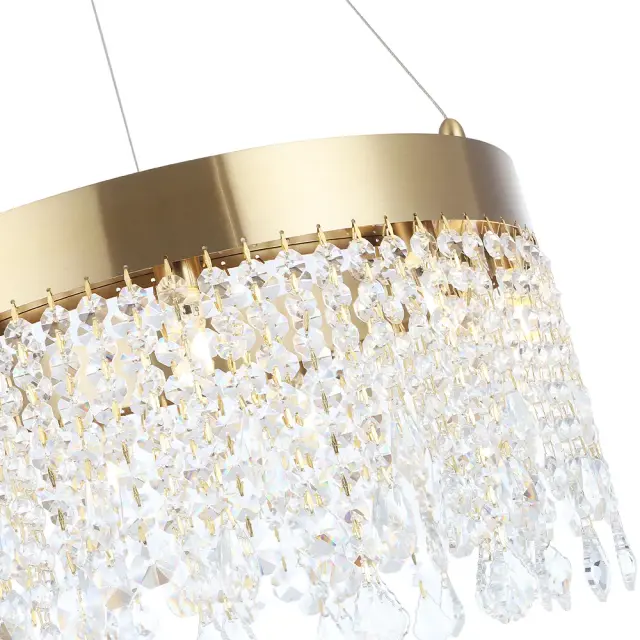 Люстра Crystal Lux AQUA SP9 — латунь, ракурс 5