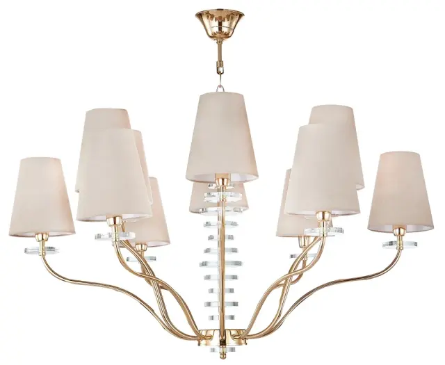 Люстра Crystal Lux ARMANDO SP6+6 GOLD — золотой