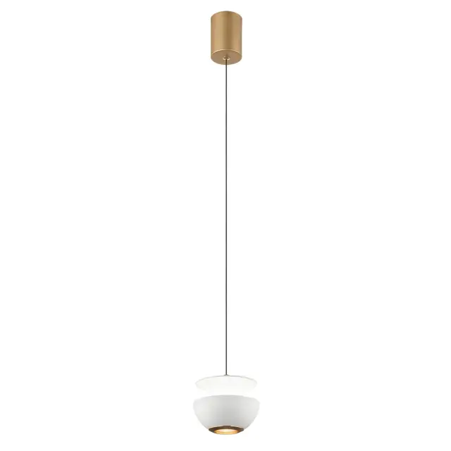 Светильник Crystal Lux ASTRA SP LED WHITE — золотой, ракурс 2