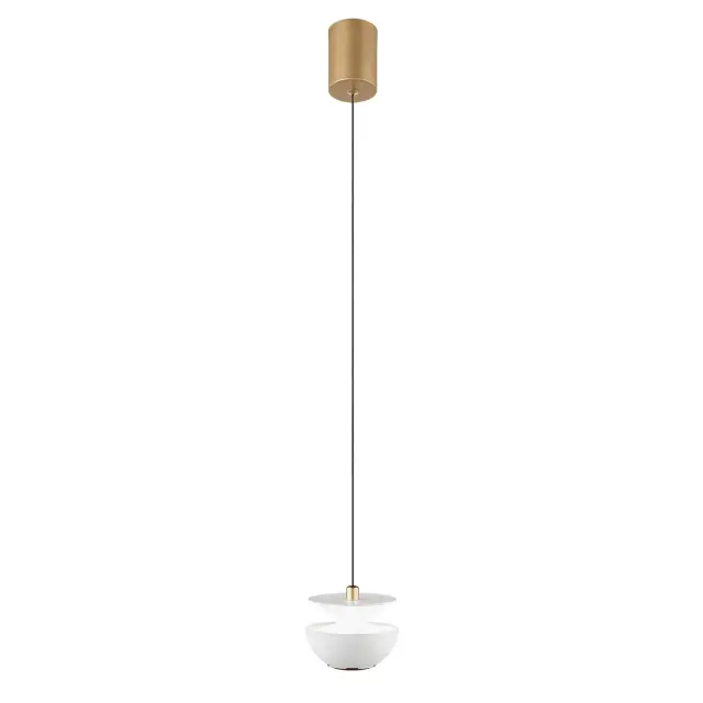 Светильник Crystal Lux ASTRA SP LED WHITE — золотой, ракурс 3
