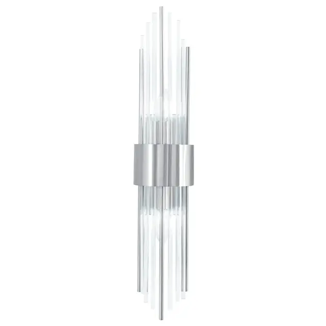 Бра Crystal Lux ATENTO AP2 CHROME/TRANSPARENTE — хром, ракурс 3