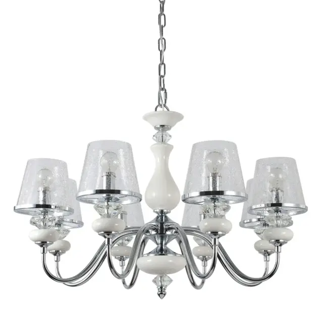 Люстра Crystal Lux BETIS SP-PL8 — хром, ракурс 3