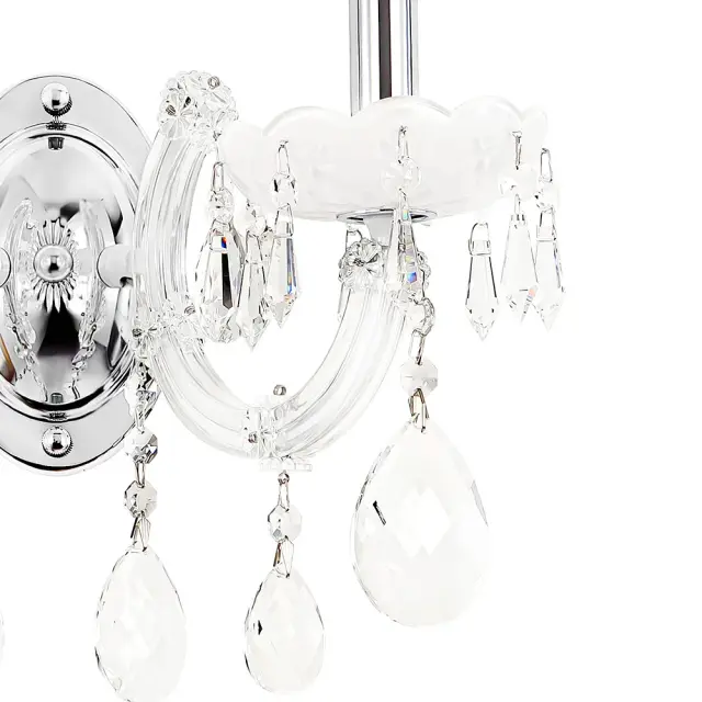 Бра Crystal Lux BLANCA re AP2 — хром, ракурс 3