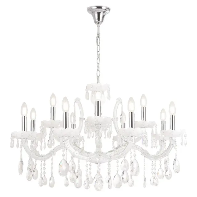 Люстра Crystal Lux BLANCA re SP12 — хром