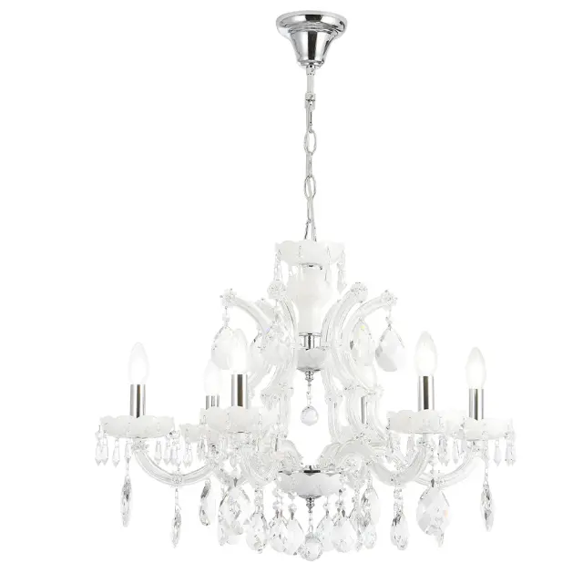 Люстра Crystal Lux BLANCA re SP6 — хром