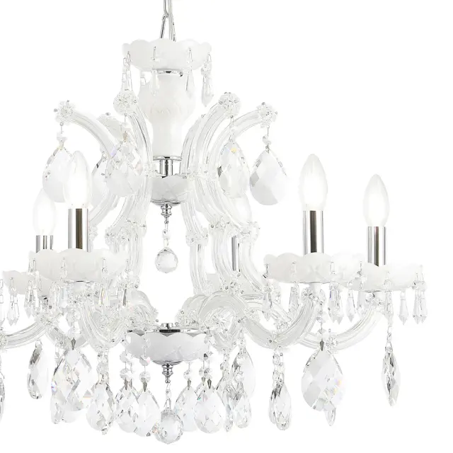 Люстра Crystal Lux BLANCA re SP6 — хром, ракурс 2