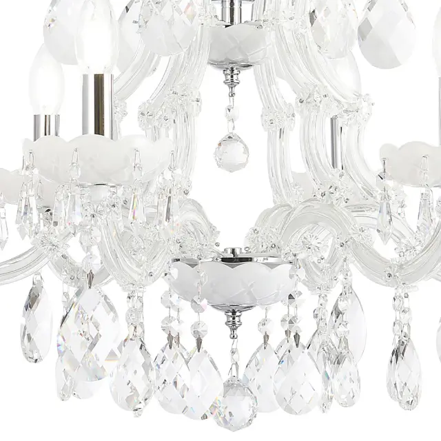 Люстра Crystal Lux BLANCA re SP6 — хром, ракурс 3