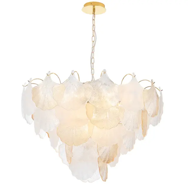 Люстра Crystal Lux BONITA SP12 — латунь, ракурс 3
