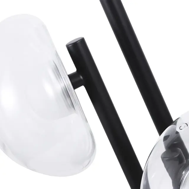 Настольная лампа Crystal Lux BOSQUE LG3 BLACK/TRANSPARENT — черный, ракурс 4