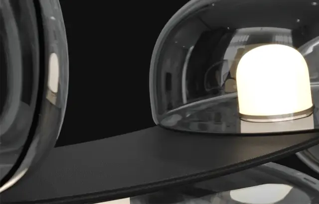Светильник Crystal Lux BOSQUE SP7 L3000 BLACK/TRANSPARENT — черный, ракурс 6