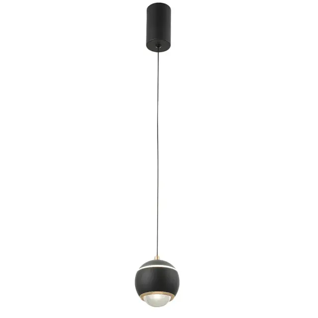 Светильник Crystal Lux CARO SP LED BLACK — черный, ракурс 4