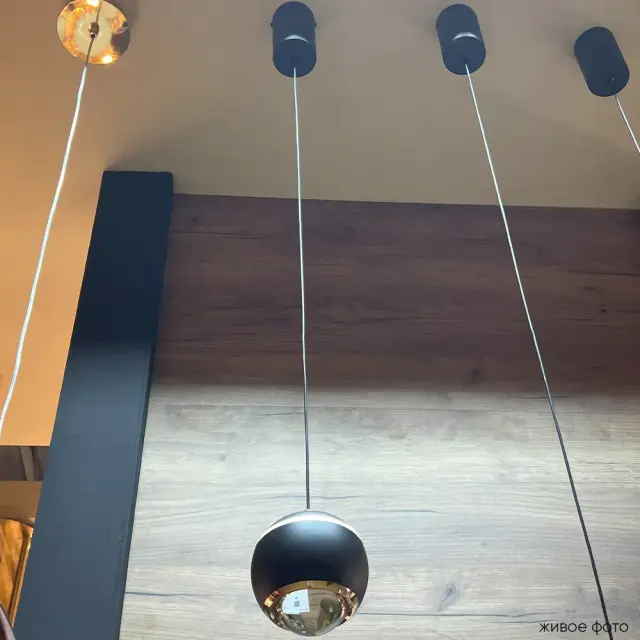Светильник Crystal Lux CARO SP LED BLACK — черный, ракурс 6