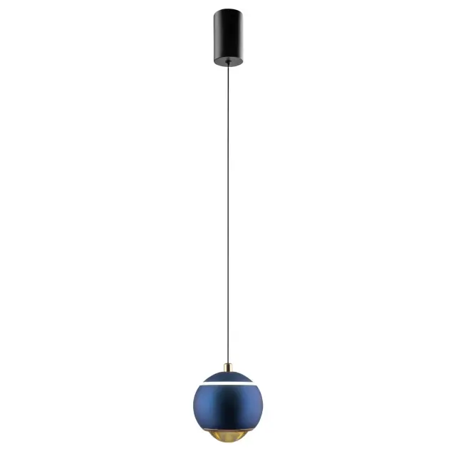Светильник Crystal Lux CARO SP LED BLUE — черный