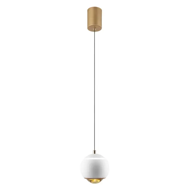 Светильник Crystal Lux CARO SP LED WHITE — золотой