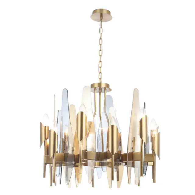 Люстра Crystal Lux CASA SP-PL12 BRASS — латунь