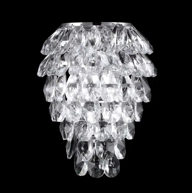 Бра Crystal Lux CHARME AP3 CHROME/TRANSPARENT — хром