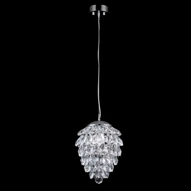 Светильник Crystal Lux CHARME SP2 CHROME/TRANSPARENT — хром