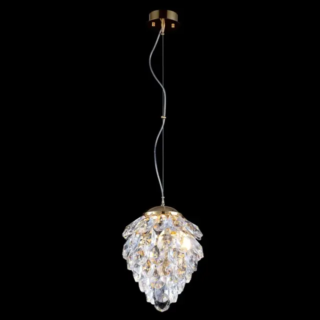 Светильник Crystal Lux CHARME SP2 GOLD/TRANSPARENT — золотой