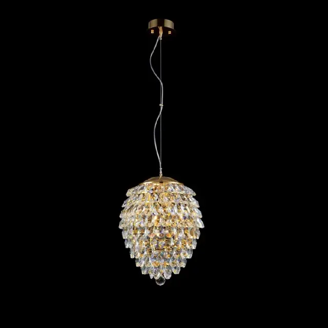 Светильник Crystal Lux CHARME SP4 GOLD/TRANSPARENT — золотой