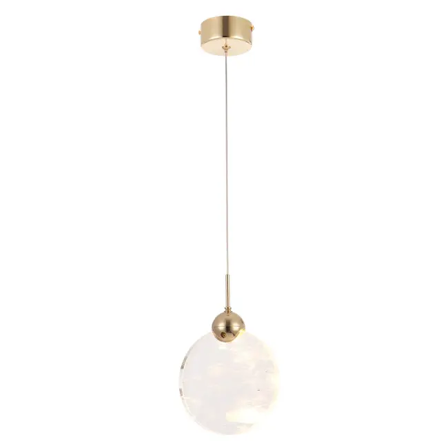 Светильник Crystal Lux CIELO SP3W LED GOLD — золотой, ракурс 3