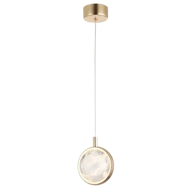 Светильник Crystal Lux CIELO SP6W LED GOLD — золотой, ракурс 4