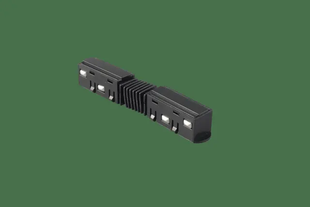 Соединитель питания для магнитного шинопровода линейный Crystal Lux CLT 0.203 03 BL — черный