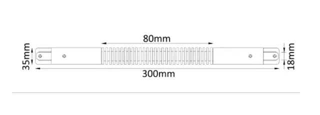 Соединитель гибкий(однофазный) Crystal Lux CLT 0.211 05 BL — черный, ракурс 2