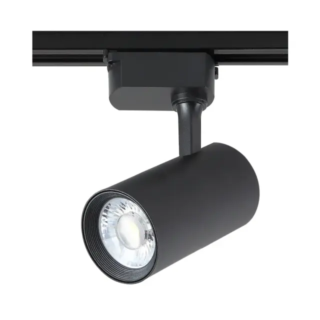 Светильник для однофазного шинопровода Crystal Lux CLT 0.31 006 20W BL — черный