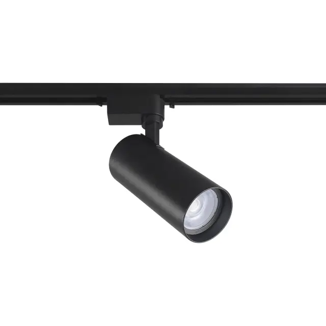 Светильник для однофазного шинопровода Crystal Lux CLT 0.31 006 30W BL — черный, ракурс 3