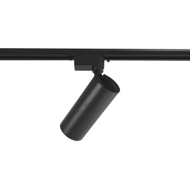 Светильник для однофазного шинопровода Crystal Lux CLT 0.31 006 30W BL — черный, ракурс 4