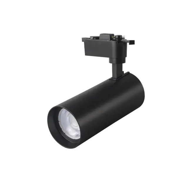 Светильник для однофазного шинопровода Crystal Lux CLT 0.31 006 30W BL — черный, ракурс 6